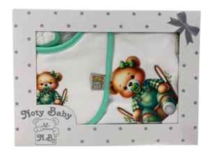 Babywindel- und Lätzchen-Set