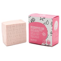 Detergente viso solido per pelli delicate