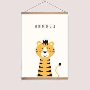 Poster „Tiger - Born to be wild“