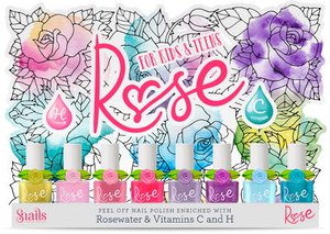 Snails Nagellack Rose PEEL-OFF: DISPLAY, KOSTENLOS bei einer Bestellung von 32 Flaschen Rose Peel Off. Geeignet für 32 Stück.