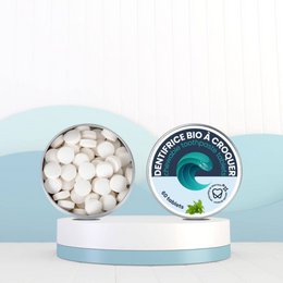 Solid toothpaste in chewable tablets - Mint flavor