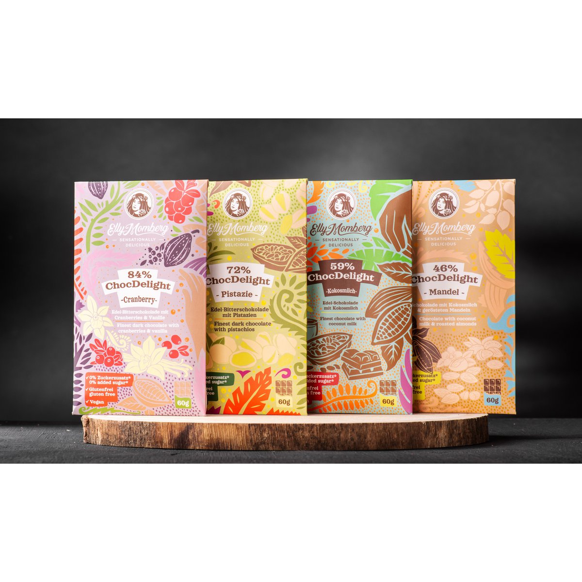 ChocDelight 72% with pistachios | 60g