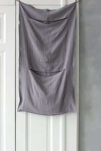 Linen Laundry Bag, Hanging Linen Bag