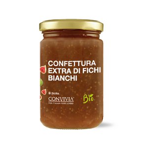 Organic white fig extra jam 360g