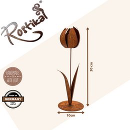 Rust decorative tulip | Flowers as table decorations in spring