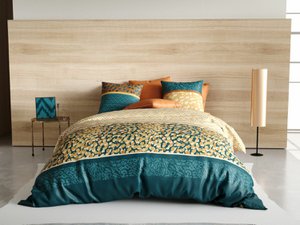 DEKBEDOVERTREKSET 3ST 260X240CM 100% KATOEN 57 DRADEN FAUVE