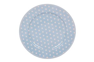 Porcelain dessert plate Polka dot pastel blue 19 cm Isabelle Rose
