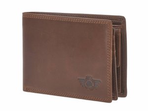 Waxy Vintage tobacco nut Scheintasche 2tlg. RFID 1353-24