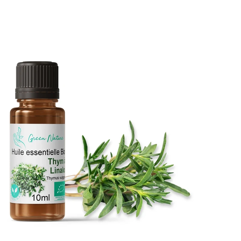 Økologisk timian æterisk olie med linalool