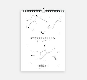 Birthday Calendar - Zodiac Signs