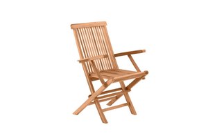 Tuinfauteuils, set van 2, teak