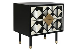 BEEN HARS NACHTTAFEL 50X35X50 RHOMBUS MB202086