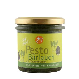 Pesto wild garlic with cedar nuts organic