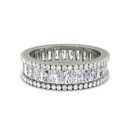 Bague Glamour Lock - Argenté et Cristal