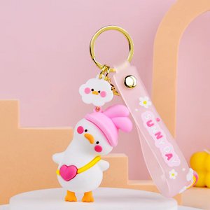 Sunny Day Canard Kawaii keychain