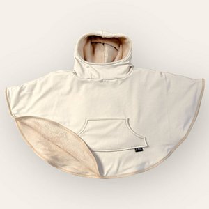 Beige poncho