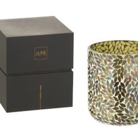 J-Line Duftkerze Tea & Herbs – Glas – groß – groß – 120U