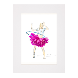 Hula Hoop Fitness - Art Prints