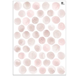 Akvarel prikker wallsticker
