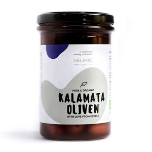 Kalamata biologische olijven, pot 314 gr