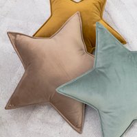 VELVET STAR PILLOW (9 colours) S size