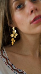 Ivy - Leaf Dangle Earrings