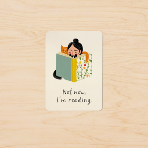 Note card A7 |  Bookworm