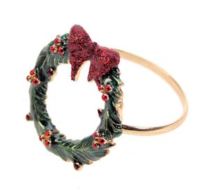 Serviettenring Weihnachtskranz