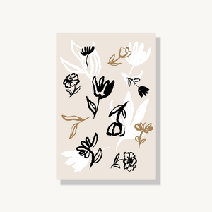 Postkarte 'Floral aesthetics'