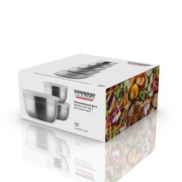 Kitchen bowl set 5 made of stainless steel incl. Lid