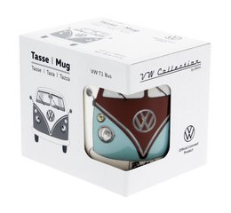 Volkswagen VW T1 Bus Kaffekrus 370ml i gaveæske - Front/Benzin & Brun