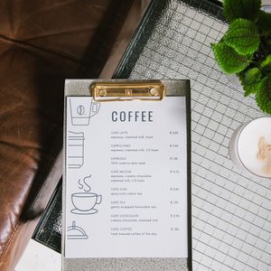 Clipboard Metal green, Brut Homeware