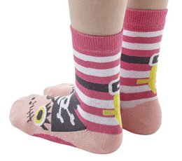 Pirate girl sock puppet children's sock