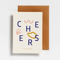 POSTCARD - CHEERS IT'S YOUR BIRTHDAY