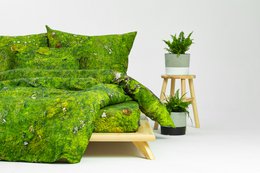 MOSS - pude fyldt med boghvedeskaller - 50x30 cm