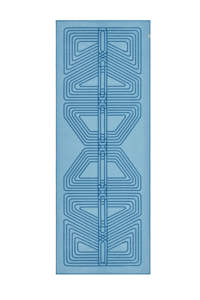 Gecko Warrior Yoga Towel - Ocean Blue