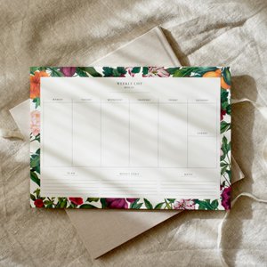 Weekly Planner - The English Garden No 2 | A4