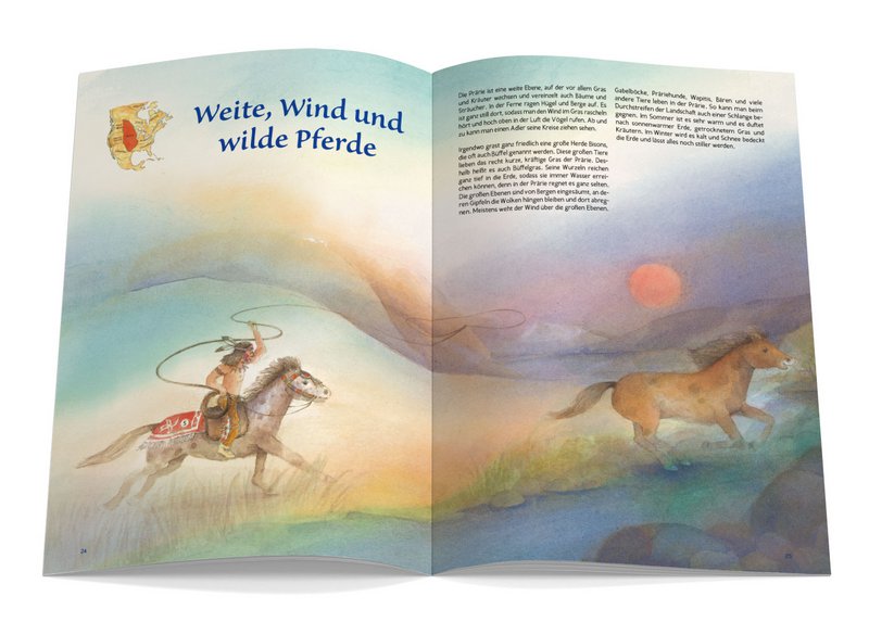 Revista infantil Waldorf - CURTAIN ON número 132 pueblos indígenas de América del Norte