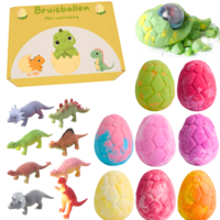Bath bombs - Dinosaur Eggs With Toys Inside - Set of 8 pieces