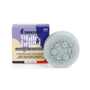Solid shampoo for white hair - Organic indigo powder - White & Bright