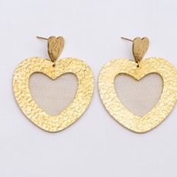 Oorbellen stainless steel GOUD - E60618160799