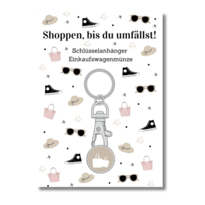 Winkelwagenmuntje – Winkel tot je erbij neervalt