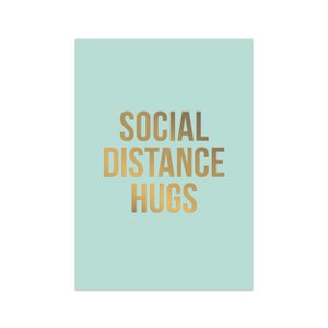 Social Distance Hugs card, per 10 pieces