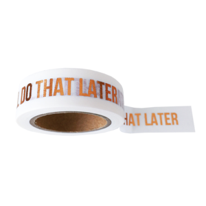 Washi tape white I'll do that later, per 9 rolls