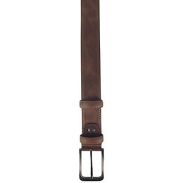 Cintura in pelle monogramma | Genuina pelle | Cintura maschile e signore | 3,5 cm | 8 colori