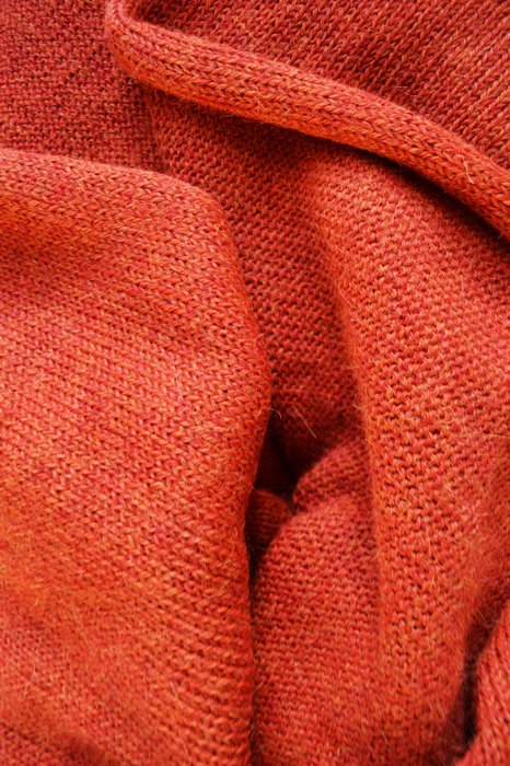 Alpaca Scarf XL Rusty Orange