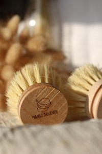 Replacement head for dish brush