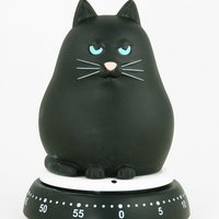 Bengt EK Design Mechanical Kitchen Timer - Cat - Black