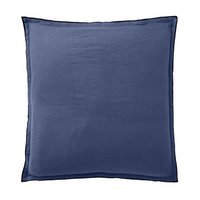 PILLOWCASE 65X65CM 100% WASHED LINEN COBALT BLUE