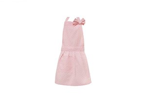 Kinderschürze Polka Dot rosa 50x62 cm Isabelle Rose